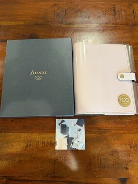 Filofax Centennial Limited Edition A5 Organizer with Gold Snap